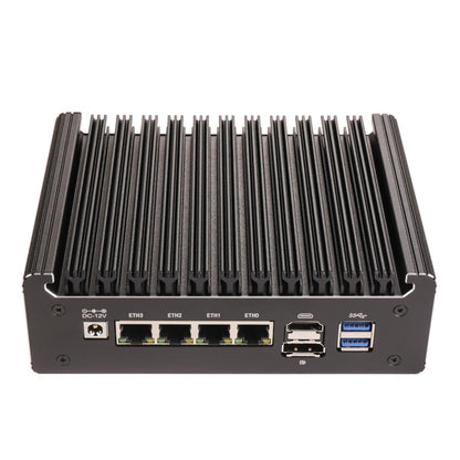 HSIPC Alder Lake N100 Quad Core Firewall Micro Appliance, Mini PC, Nano Computer, Router with 32G RAM 512G SSD, 4*i226-V RJ45 Port AES-NI