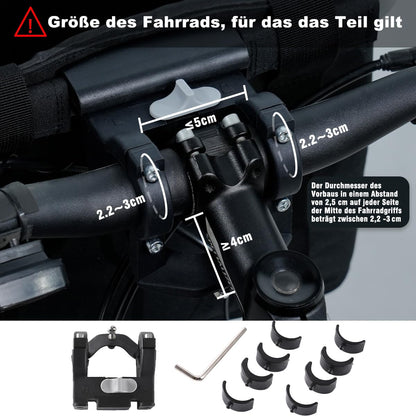 Pynhoklm Foldable Waterproof Bike Basket. Removable handlebar basket for small items, perfect for commuting, outdoor activities, and shopping. Comes with bike accessories.