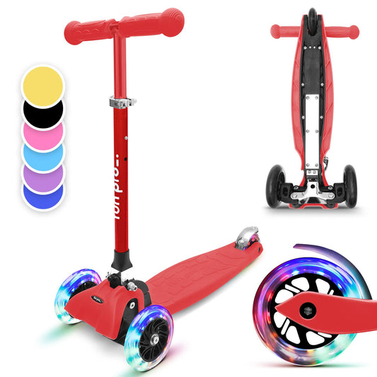Fun Pro ONE scooter, the safe premium scooter for children 3 years old, LED wheels, foldable, suitable for toddler boys and girls, kids scooter for 3, 4, 5, 6 years old.