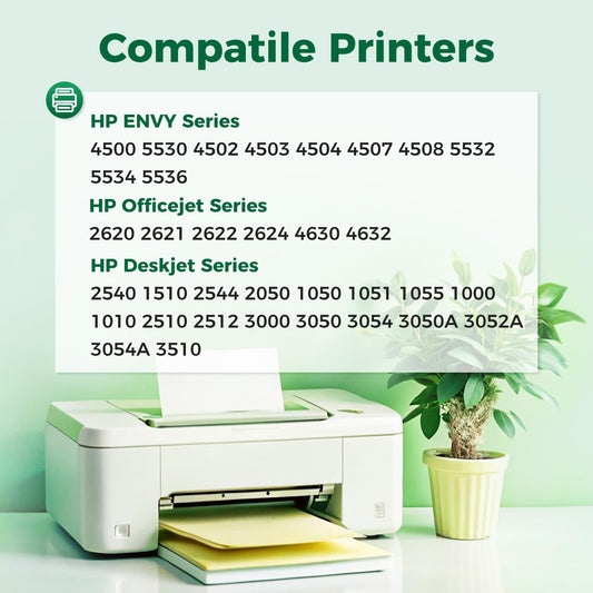 Swiss Toner 301XL compatible cartridges for HP 301 printer cartridges Multipack Black and Color for HP Envy 4500 5530 Deskjet 3050 2540 2050 Officejet 2620 4630 (2-Pack)