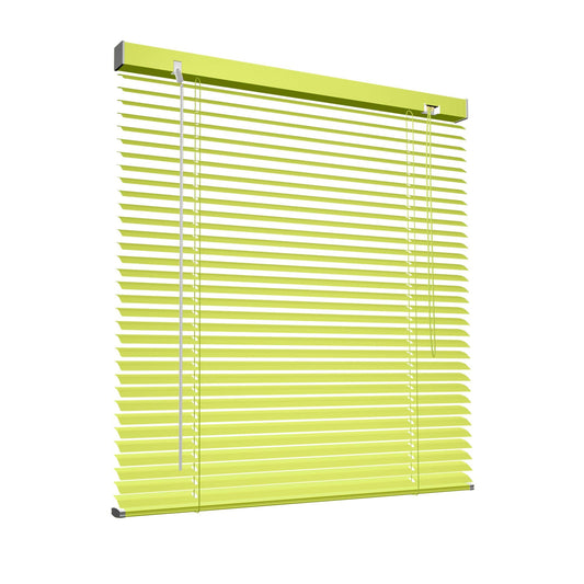 Victoria M. Aluminum Blind 60 x 130 cm, yellow, blind without drilling, including clamping clips