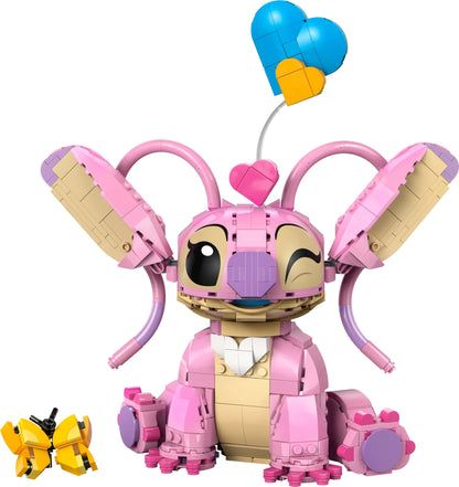 LEGO | Disney Angel - Lilo & Stitch Toy - Buildable playset with 3 heart balloons & 1 butterfly - Creative decoration - Gift for girls, boys ages 9+ and adult fans - 43257