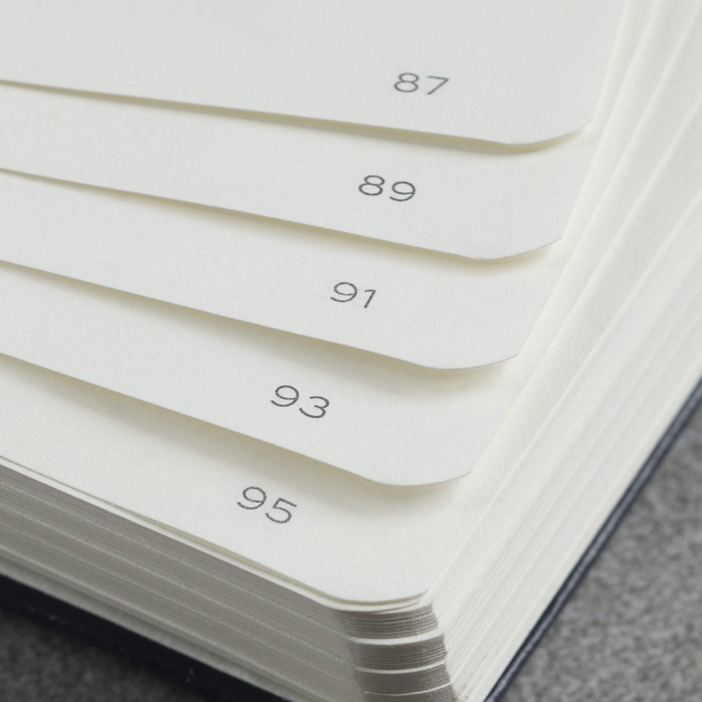 Lighthouse1917 363919 Notebook Master Slim (A4+) Hardcover, 121 numbered pages, Sage, squared