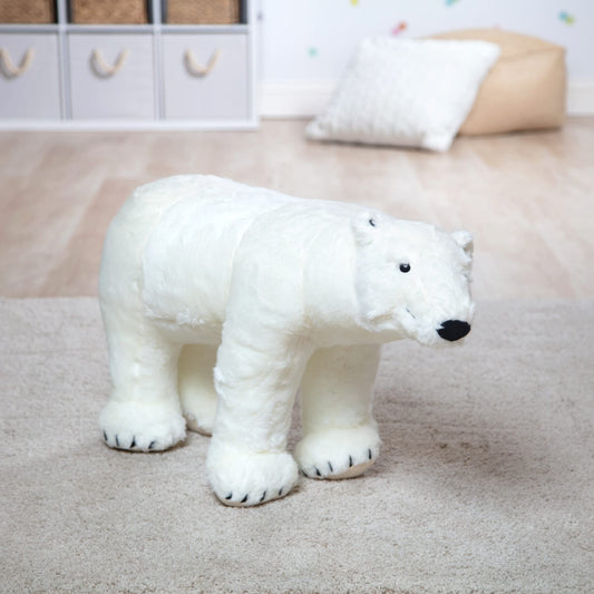 Melissa & Doug Polar Bear - Plush | Soft Toy | Animal | All Ages | Gift for Boy or Girl