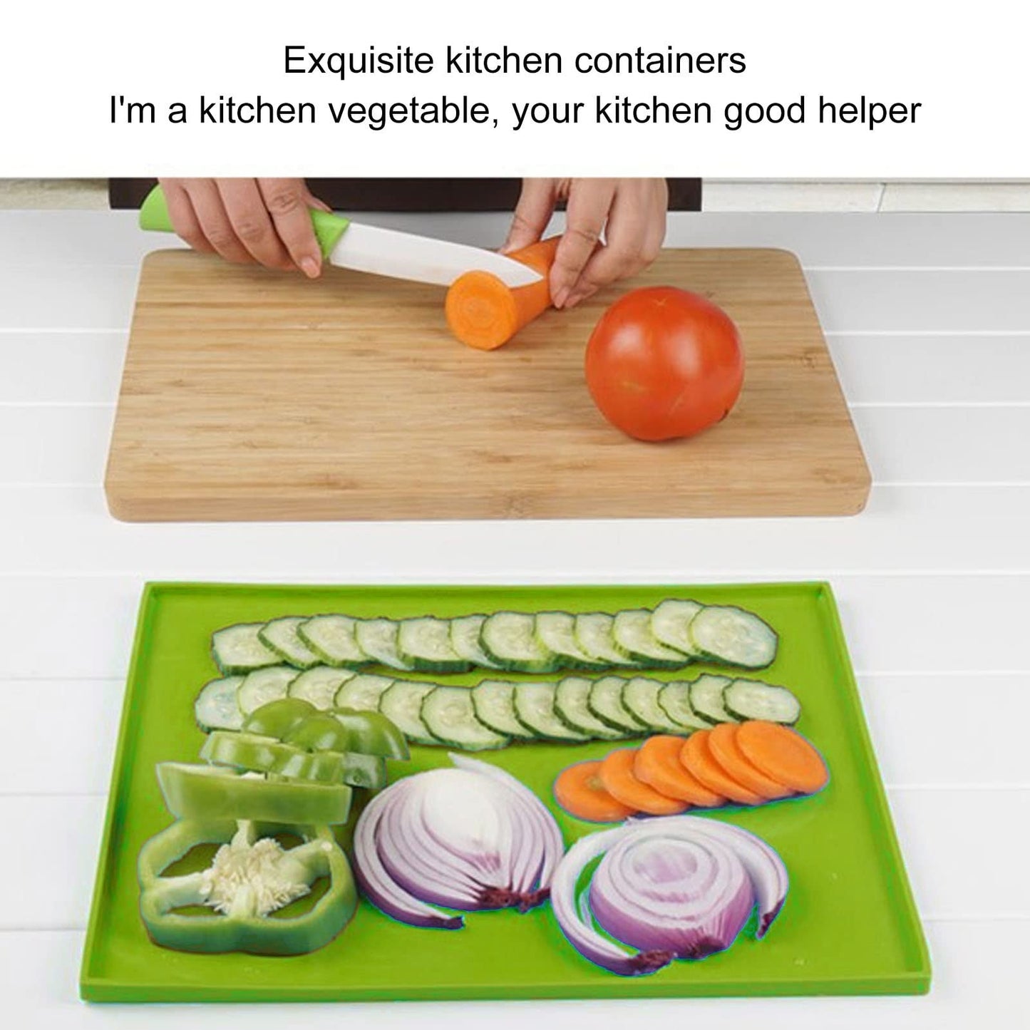 AUHX Silicone Dehydrator Sheets, fruit leather trays, safe, high temperature resistance, BPA-free, easy to clean, with edges for fruit leather for jerky Green