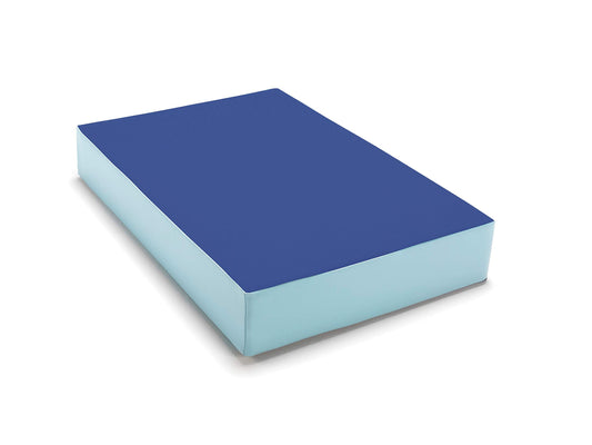 Jumping mat/cushion for kids indoor/outdoor 107x70x17 cm & 97x70x17 cm (blue/ice blue, 17 cm, 127 cm, 17 cm, 107.00 cm, 70 cm)