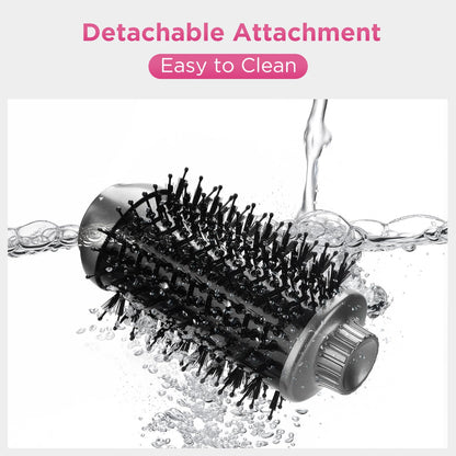 4 IN 1 Hair Dryer Hot Air Brush Set, PARWIN PRO BEAUTY Styler Set, Blow Dryer Brush with 4 Attachments for Drying, Smoothing, Volume, and Styling, Ion Care, 1000 Watt