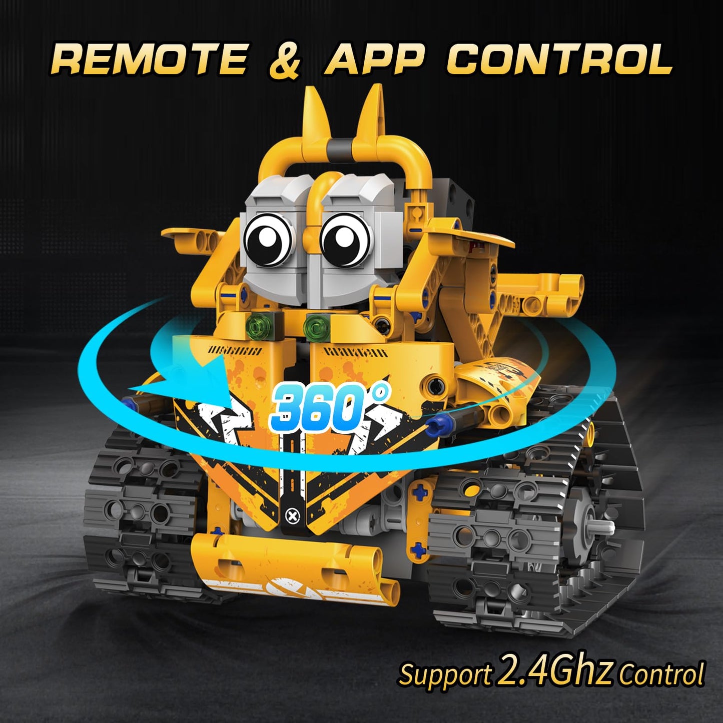 Vankarr Technology Robot Kids for Boys, 5 in 1 Technology Remote Control Building Toy Programmable, Robot Toy Gift for Kids 12+ Years Boys Girls, 269+Pcs