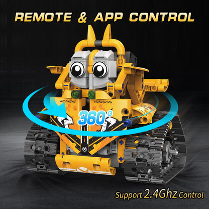Vankarr Technology Robot Kids for Boys, 5 in 1 Technology Remote Control Building Toy Programmable, Robot Toy Gift for Kids 12+ Years Boys Girls, 269+Pcs