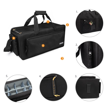 Bodyguard Video Bag XXXL Jupiter Camera Bag large for big photo and video cameras bag with variable interior division for 9 compartments