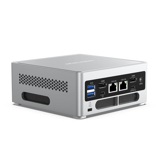MINIS FORUM Mini PC NAB9 with Intel Core i9-12900HK processor up to 5.0 GHz, 14C/20T, no RAM/SSD, Dual 2.5G LAN, desktop computer, 2 x HDMI, 3 x USB Type-C, 4 x USB Type A, Wi-Fi 6, BT5.2.