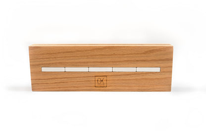 GK KRAUTLING | Magnetic wood key holder | Oak | Key organizer | Key board | Key rack with shelf | Magnetic key storage holder