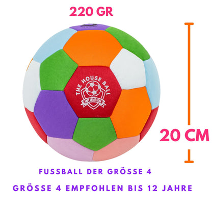 Safe Sport Gear - The House Ball - Original Softball soccer ball Size 4, Perfect soccer ball for kids, Indoor soccer for kids & teens, Fun, High quality - The House Ball