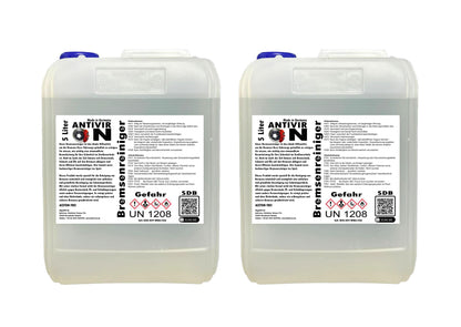 ANTIVIR ON Brake Cleaner Degreaser Cleaner Assembly Cleaner Parts Cleaner 1-25 Liters (10 Liters)