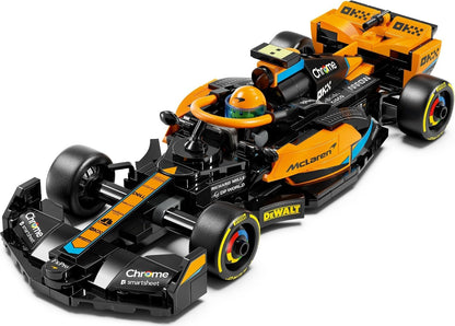LEGO Speed Champions McLaren Formula 1 Race Car 2023, toy for kids aged 9 and up, boys and girls who enjoy playing independently, buildable vehicle model, bedroom decoration 76919