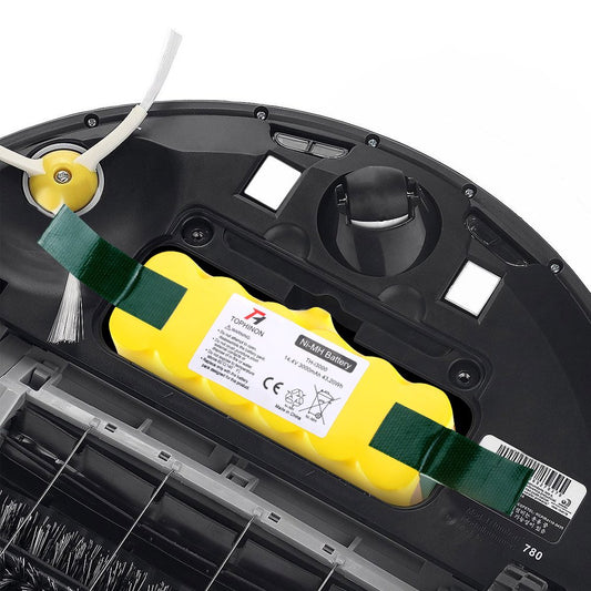 TOPHINON 14.4V 3000mAh NI-MH Replacement Battery for iRobot Roomba 500 510 520 530 532 535 540 545 550 552 555 560 562 570 580 581 582 585 595 600 610 620 630 631 650 660 700 760 770 780 790 800 870 880