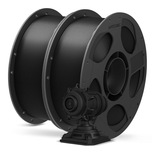 ANYCUBIC PLA+ Filament 1.75mm Black, PLA Plus 3D Printer Filament, High Toughness and Precision - 3D Printing Materials, Intelligent Identification