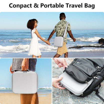 FPVtosky Waterproof Drone Bag for DJI Neo Fly More Combo with DJI RC-N3 Drone Bag Fall Protection Compact Carrying Case Storage Accessories Protection Grey