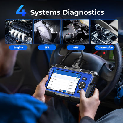 TOPDON Auto Diagnostic Tool ArtiDiag600S, 4 system diagnoses obd2 diagnostic tool for all vehicles, 9 reset services for oil, BMS, ABS, SAS, TPMS, throttle... lifelong free upgrades.