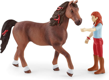 SCHLEICH Horse Club | Trail Ride 72221 | 4 articulated figures and 4 horses | great gift for girls and boys | horse toys for kids aged 5+ | 40-piece set | exclusive at Amazon