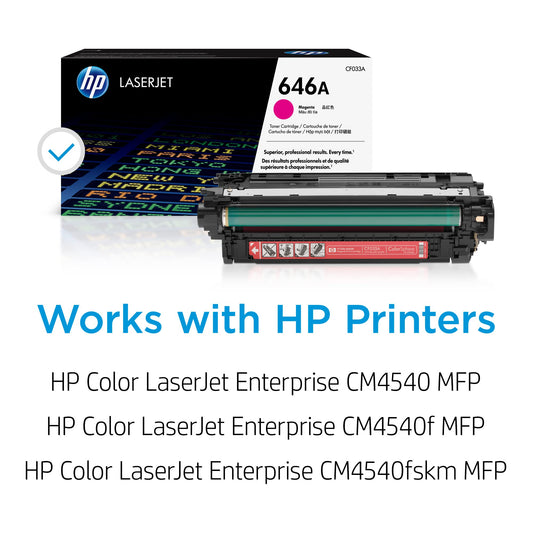 HP 646A Magenta Original LaserJet Toner Cartridge