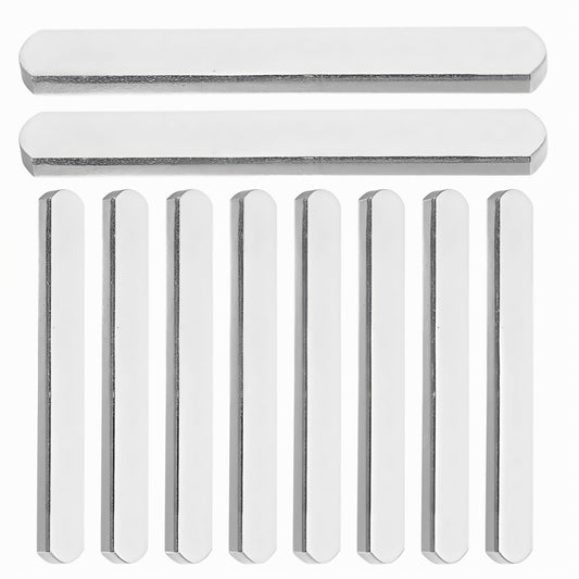 FAVOMOTO 10 Pcs for Weight Vest, Strength Training Weight Plate for Adjustable Round Head Rustproof, Fitness Weight Plates for Strength Training Running Sport
