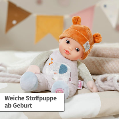 Baby Annabell for Babies Sweetie Sand 30cm, soft 30cm fabric doll with integrated rattle, suitable for newborns, 710722 by Zapf Creation.