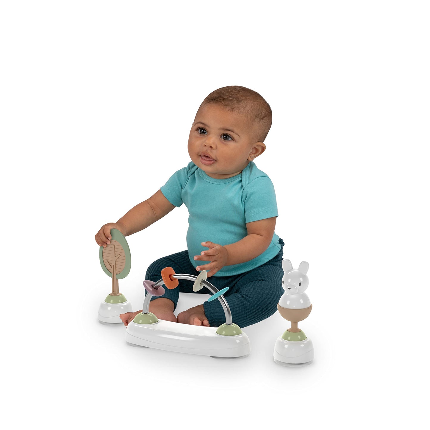 Ingenuity, Step & Sprout 3-in-1 Baby Walker, First Forest, walker with nature-inspired toys, adjustable height, foldable, easy to clean, for ages 6 months and up.