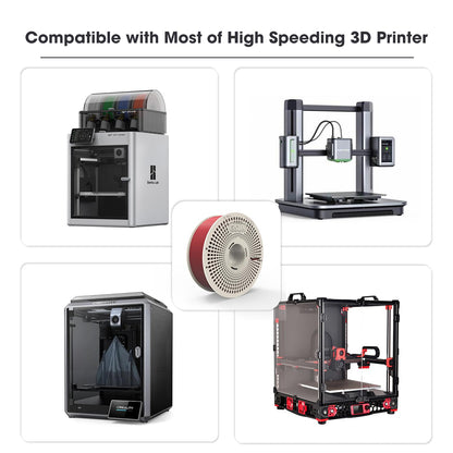 eSUN PLA+ Refill Filament and Spool Kit, Refill Spoolless PLA Plus 1.75mm and Removable Filament eSpool+, 1KG (2.2 LBS) for 3D printers, cool white