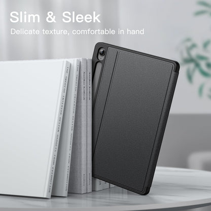 JETech case for Samsung Galaxy Tab S9 FE 10.9 inch with S Pen holder, slim folio stand tablet case, multi-angle viewing (black)