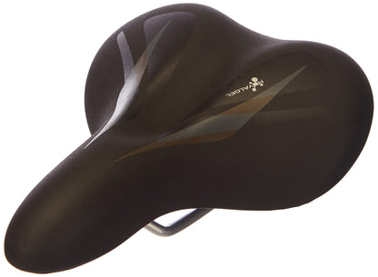 Selle Royal Adult Elastomer Gel Touring Saddle, Black, One Size & Women's Gel Trekking Saddle, Black, One Size.