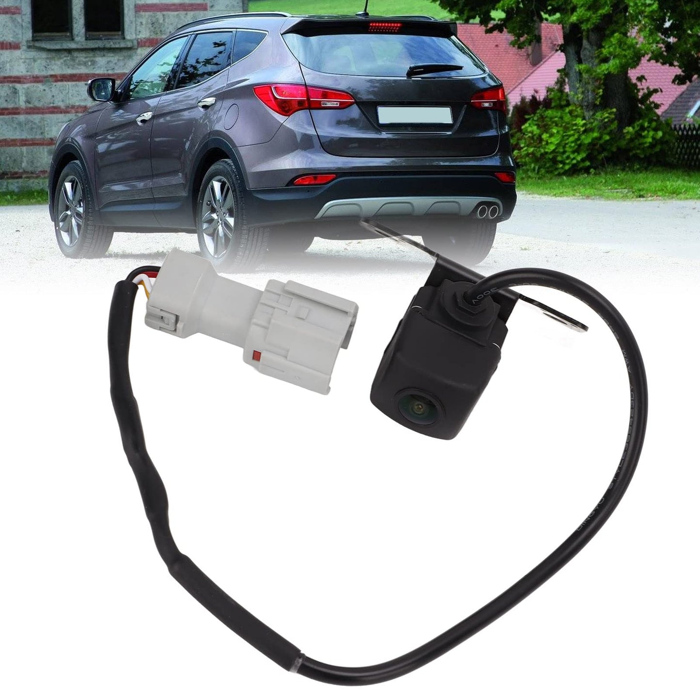 Rear view camera, auxiliary camera replacement for Santa Fe rear view camera 2013-16 rear view camera 95760-2W000 parking for Santa Fe rear view camera 2013-16
