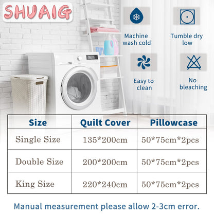 SHUAIG Bedding Sets Children's Gamepad, Bedding Set Boys Gamepad Bedding Set 3D Effect Gamepad Print Microfiber Duvet Cover and Pillowcase 50x75cm. (New Gamepad, 135x200cm)