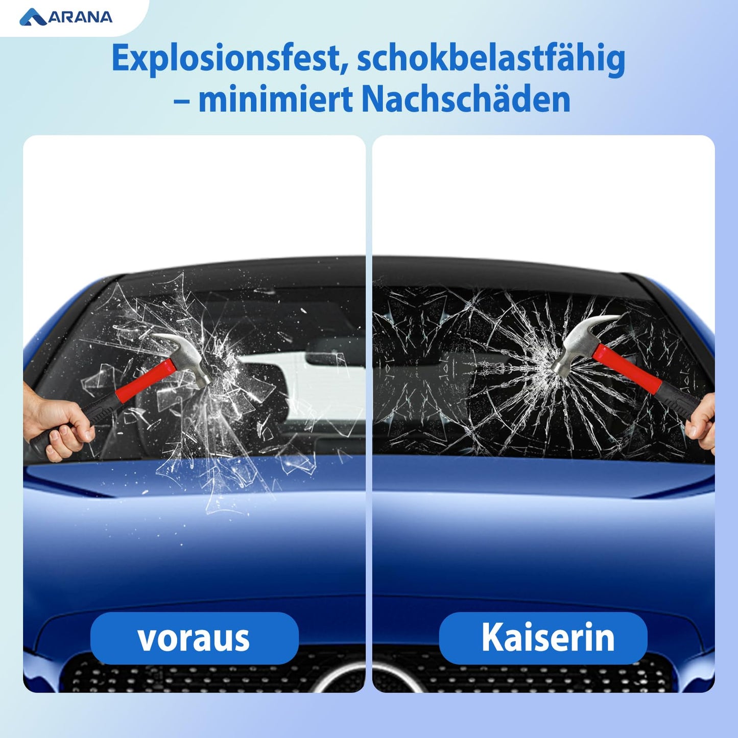 ARANA car tint film, 180" x 24", 70% VLT ceramic automotive universal window tint film, UV sun heat blocking privacy for home car and truck (24" x 15FT)