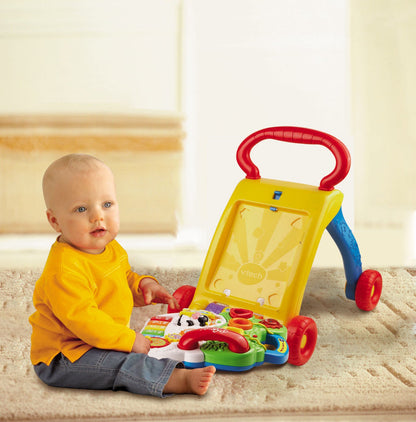 VTech Baby Sit-to-Stand Learning Walker Special Edition - Walker with adjustable speed, music, and detachable activity panel - For children aged 12-36 months.