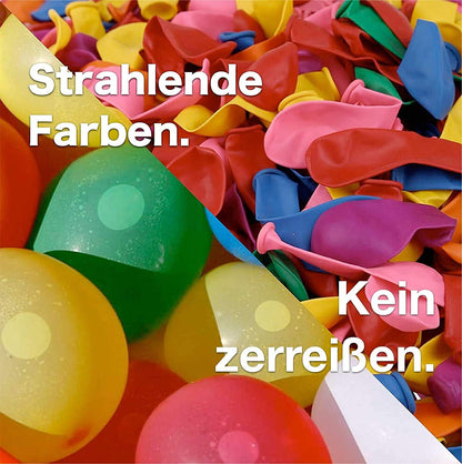 10x water balloon set with 1000x water balloons & 1x water balloon slingshot for kids & adults - water balloons in colorful colors (10000x)