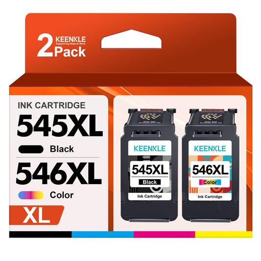 PG-545 CL-546 XL PG-545XL CL-546XL Replacement for Canon Printer Cartridges 545 546 Multipack for Canon Pixma MX495 TR4550 TS3350 TS3150 TR4551 MG2550s MG2555s TS3151 MG3050 MG2950 TS205 (Black, Color)