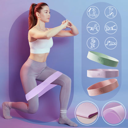 EgoNova Pilates Ring Set includes a 14-inch Magic Circle with dual padded handles, Pilates Mini Ball, and Resistance Bands (15, 25, 15.9 kg) for strength, flexibility, stability, and body toning (Blue).