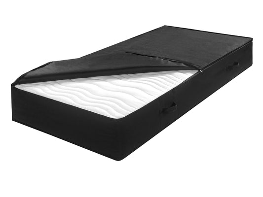 Dream night 2-piece mattress storage bag with 3-sided zipper and handle loops, 90 x 200 x 26 cm, Öko-Tex certified, produced according to German quality standards.