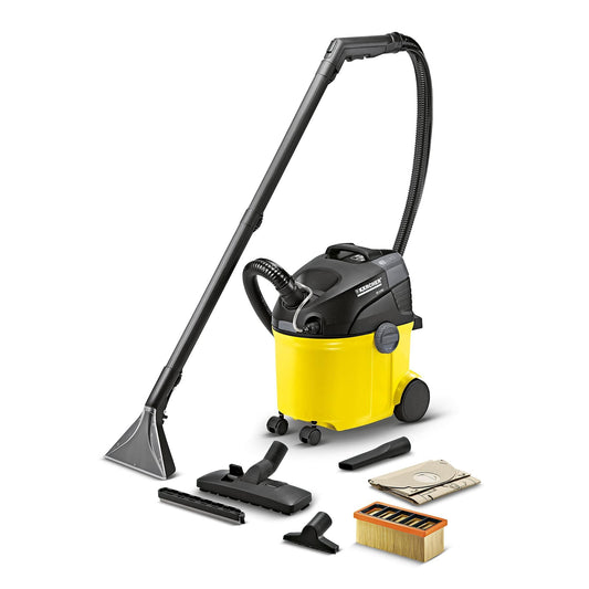 Kärcher SE 5.100 carpet cleaner (2-in-1 integrated spray hose, 230 mm working width, spray pressure 1 bar, spray rate 1 l/min)
