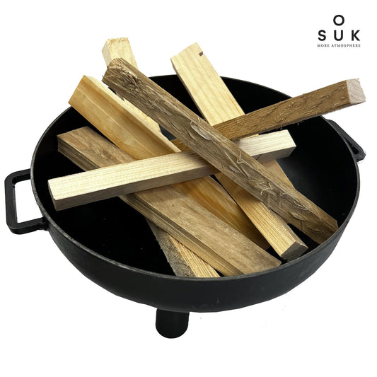 SOUK ONE Mini Decorative Fire Bowl Table Fire Table Fire Bowl (Ø 17cm)