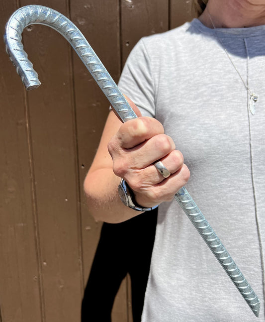 KOVA® 15x galvanized ground anchor XXL peg approx. 39 cm 15 inch pegs ground spike construction anchor tent peg with chisel tip, ideal for securing storm strap, soccer goal, bouncy castle, trampoline, tent