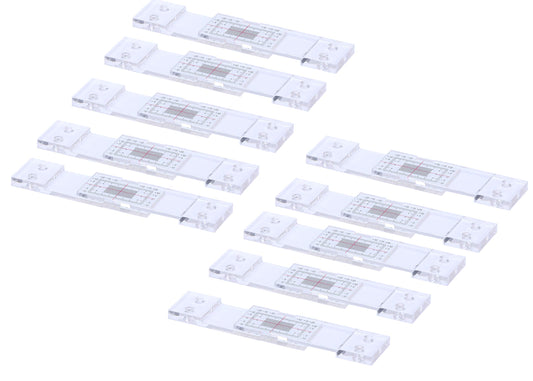 Mountlaser crack gauge monitor, building wall standard crack monitor, gap crack monitoring record for monitoring wall deformations and cracks (10 pieces)