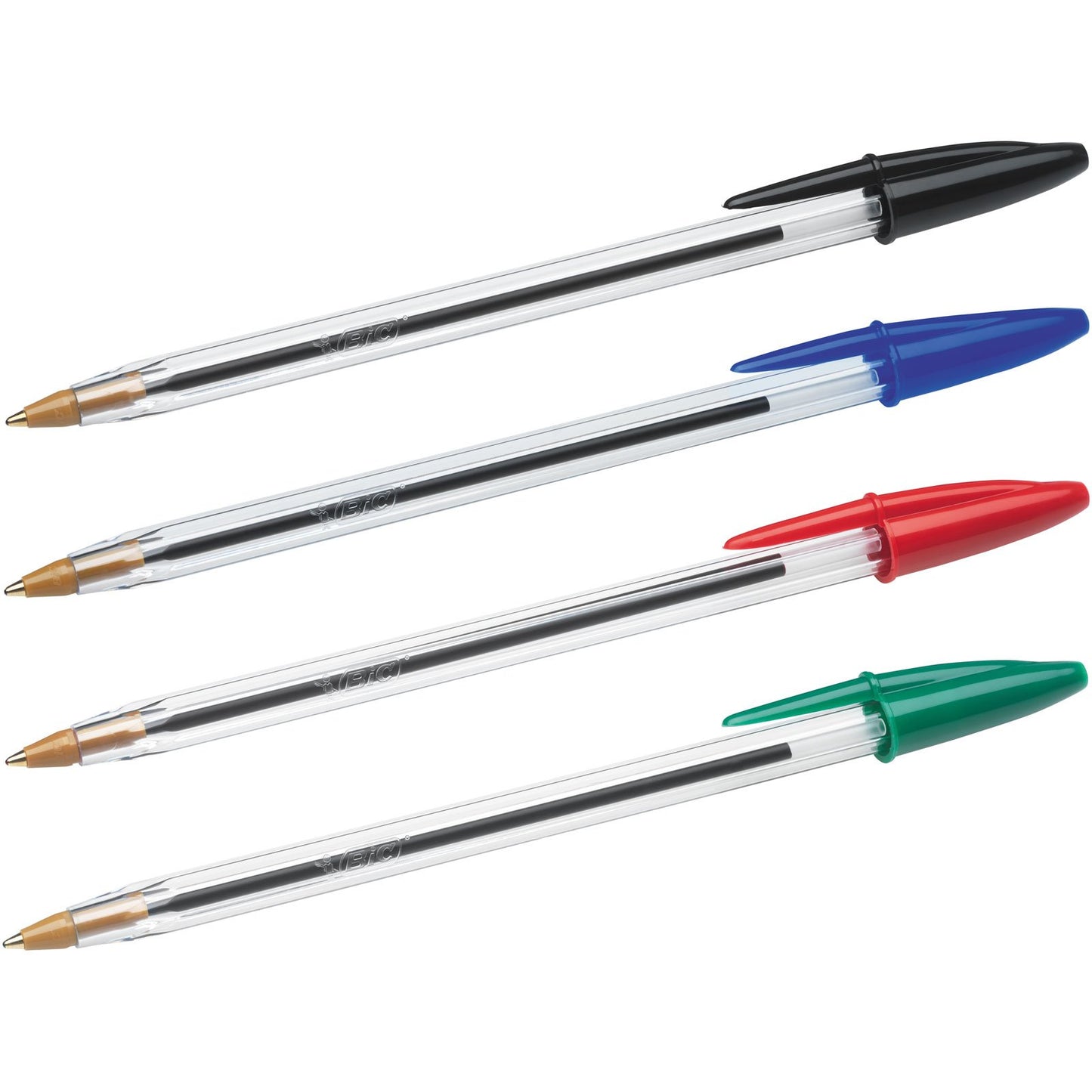 BIC Ballpoint Pen Set Cristal Original, in Blue, Line width 0.4 mm, 100 pack, Perfect for the office, home office, or school.