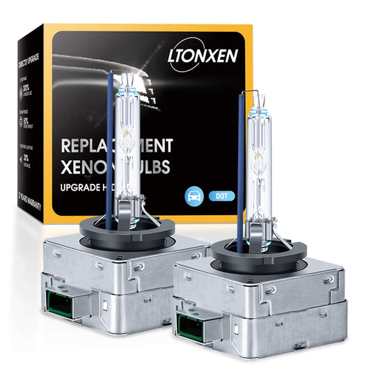 D3S Xenon 8000K Bulb, 12V 35W Cold Blue Car Headlight Lamp HID Discharge Lamp Replacement Kit (2 Pieces)