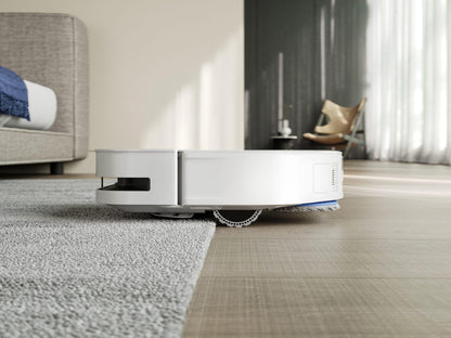 ECOVACS DEEBOT X5 Omni robot vacuum with mopping function, 12,800Pa suction power, ZeroTangle Technology, TruEdge™ Edge Mopping, 70℃ hot water mop washing, automatic lifting of the mop, self-emptying.