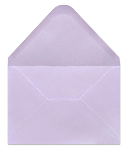 75 purple envelopes - 80 gsm - envelopes in DIN B6 format 12.5 x 17.6 cm - self-sealing without window