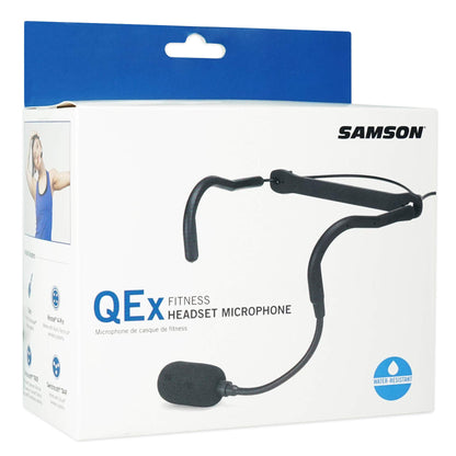 Samson QEx Fitness Headset Mic Pack, Black