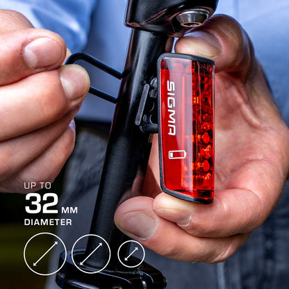 SIGMA Blaze | LED bike rear light | StVZO approved, rechargeable rear light with brake light
