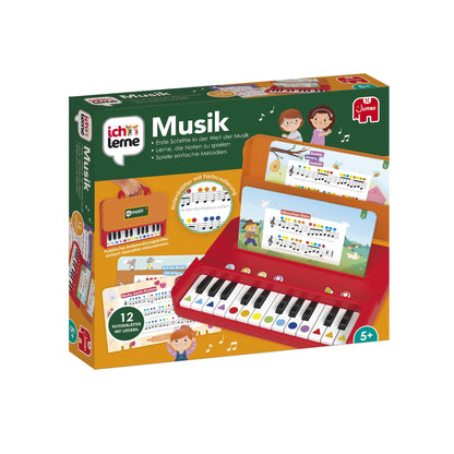 I am learning music - Music learning games for children - Learn notes and record melodies - Includes 12 sheets with popular children's songs & handy carrying case - For children ages 5 and up.